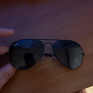 Ray-Ban Dark Aviator Sunglasses